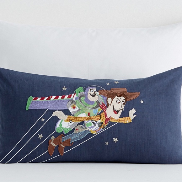 Pottery Barn Kids Toy Story Twin Quilt, Sheet Set, Sham and Two Accent Pillows - Picture 5 of 5